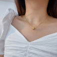 Collar Beadball de oro blanco – imagen 3