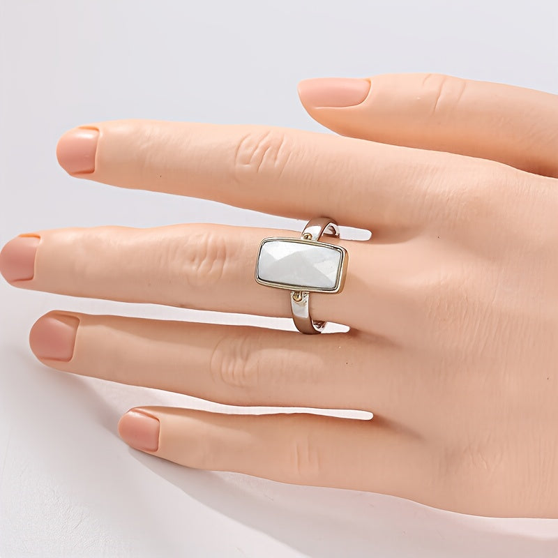 Anillo bohemio geométrico de moda – imagen 2
