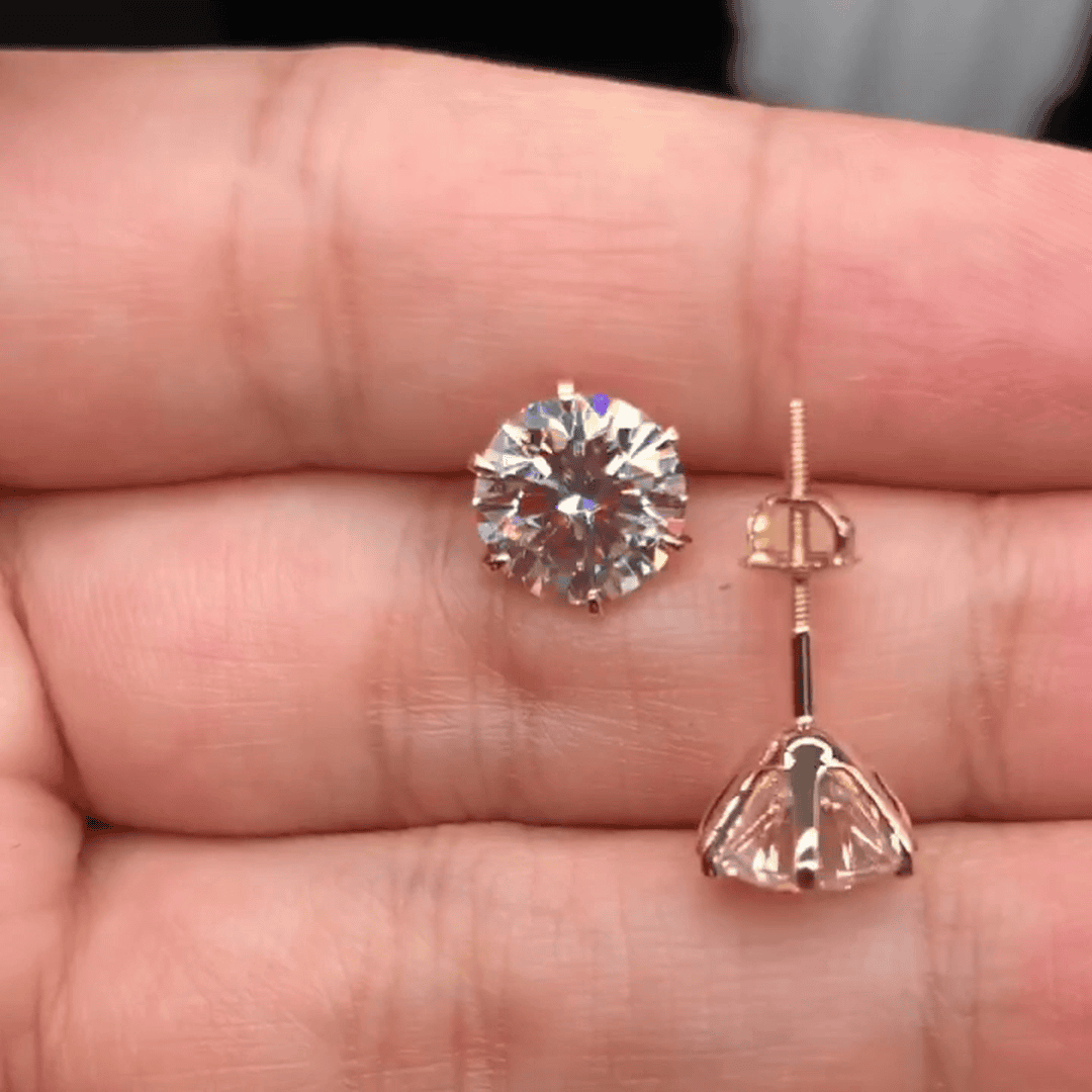 Pendientes Tera con estilo en oro blanco — Carmen, Lucía & Rocío