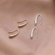Pendientes de gota en oro y plata antiguos – imagen 3