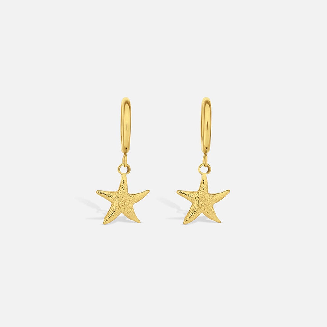 Pendientes colgantes de estrella de mar – imagen 2