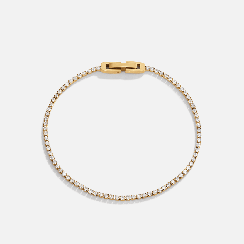 Pulsera dorada de cristal Aurora