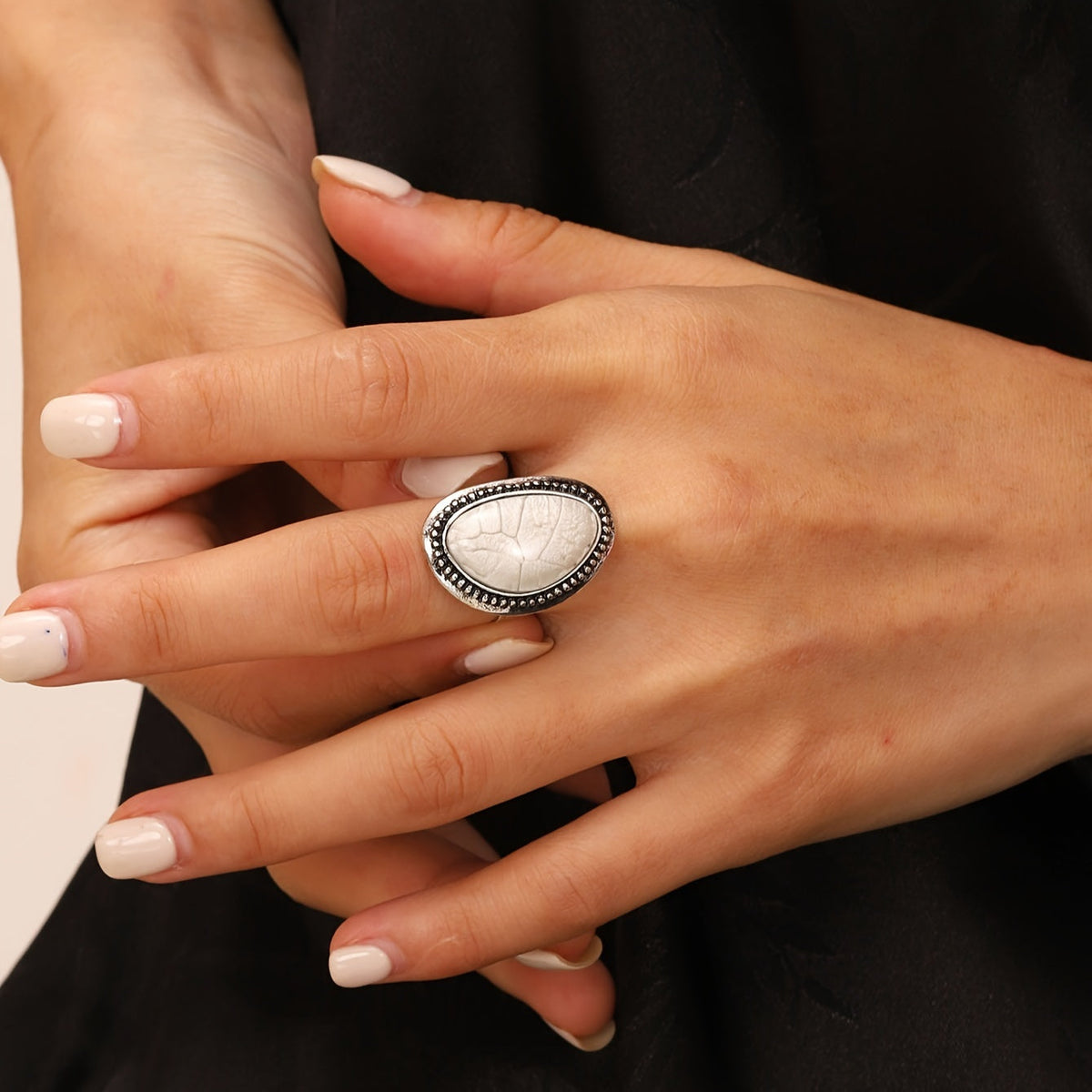 Anillo boho vintage de lujo – imagen 3