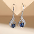 Pendientes exquisitos en forma de gota de circonita – imagen 2