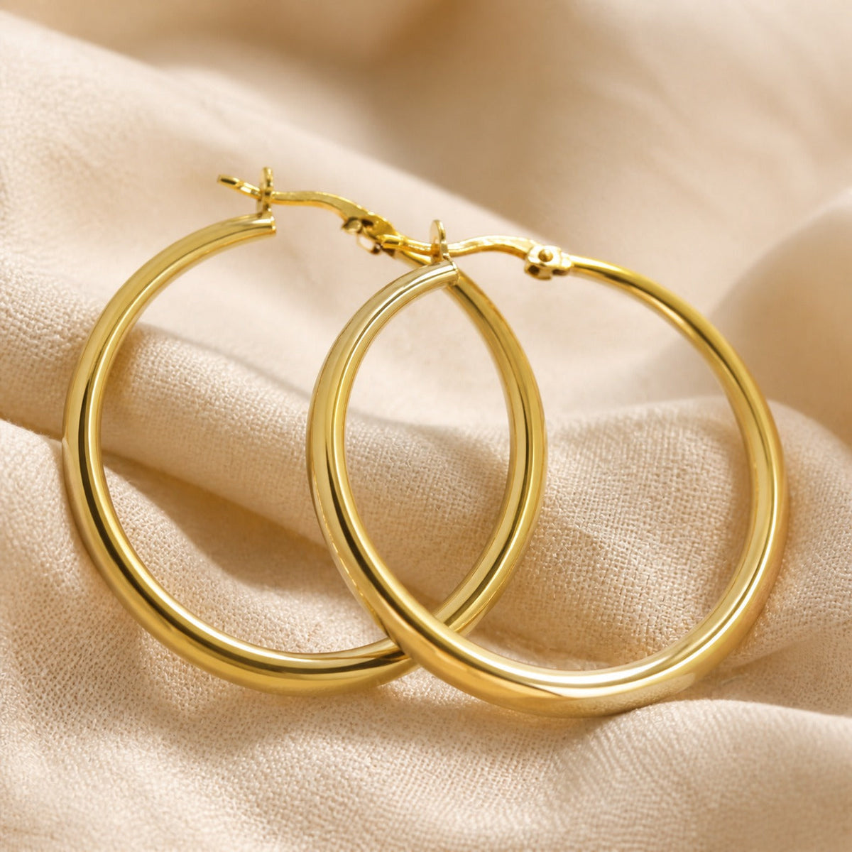 Pendientes de aro esfera noble – imagen 2