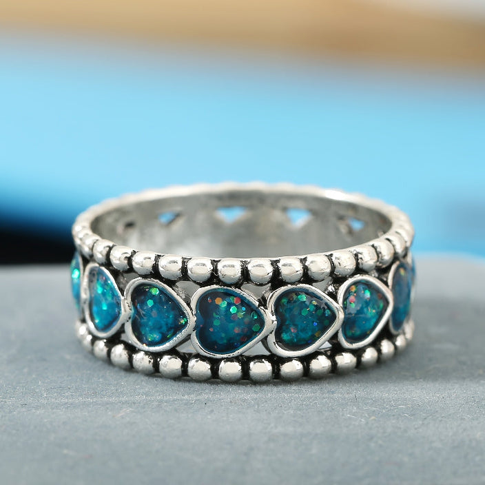 Anillo de cristal Radiant Love