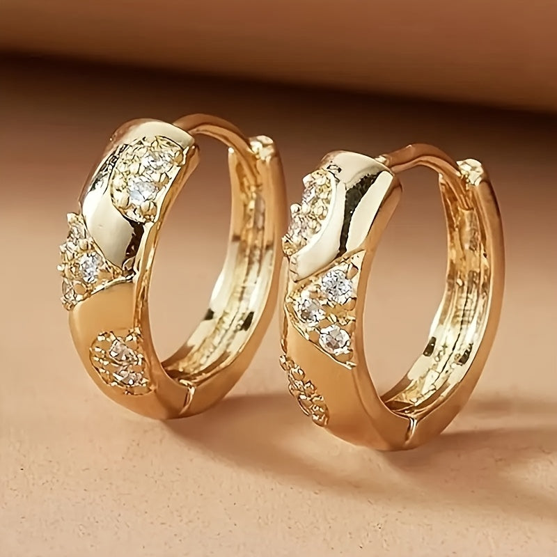 Pendientes bohemios dorados de moda