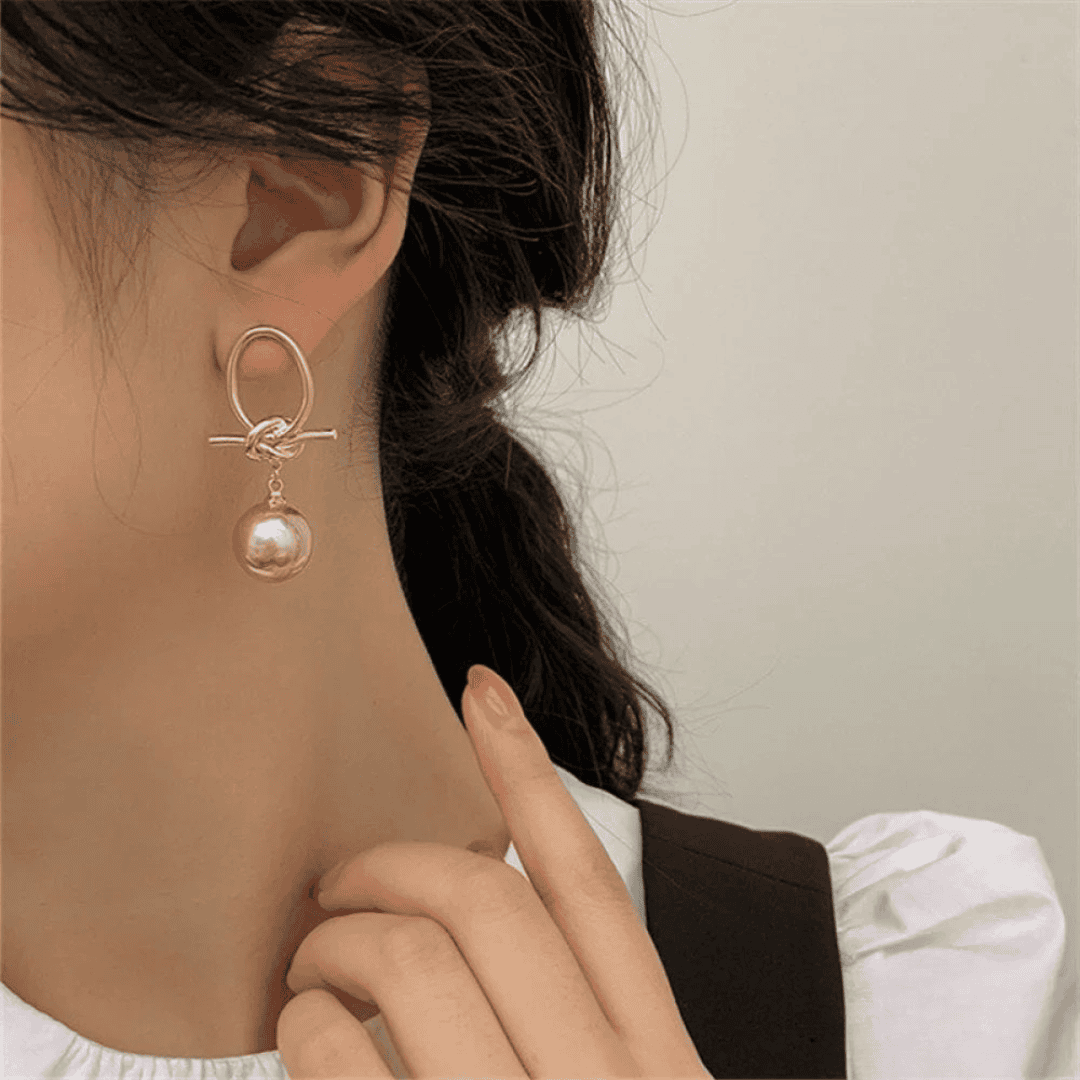 Pendientes colgantes de perla atemporales – imagen 3