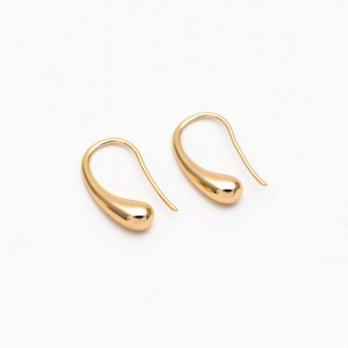 Pendientes de gota en oro y plata antiguos – imagen 2
