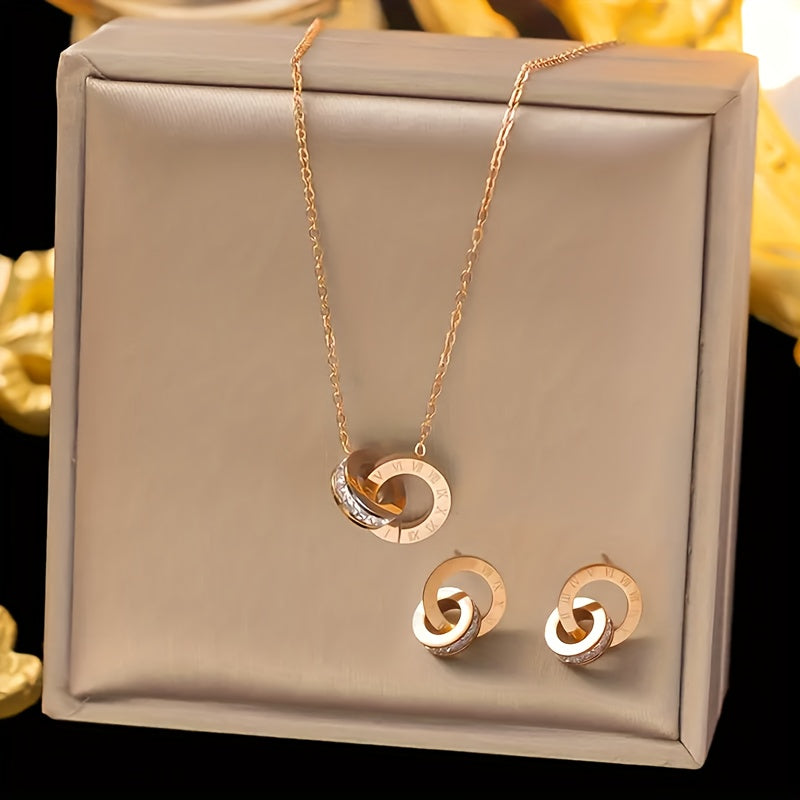 Set círculo infinito en oro blanco – imagen 3