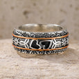 Anillo de plata grabado Heritage – imagen 2
