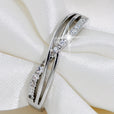 Anillo de circonita y oro blanco para el día a día – imagen 3