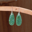 Pendientes artesanales de gota de tendencia – imagen 2
