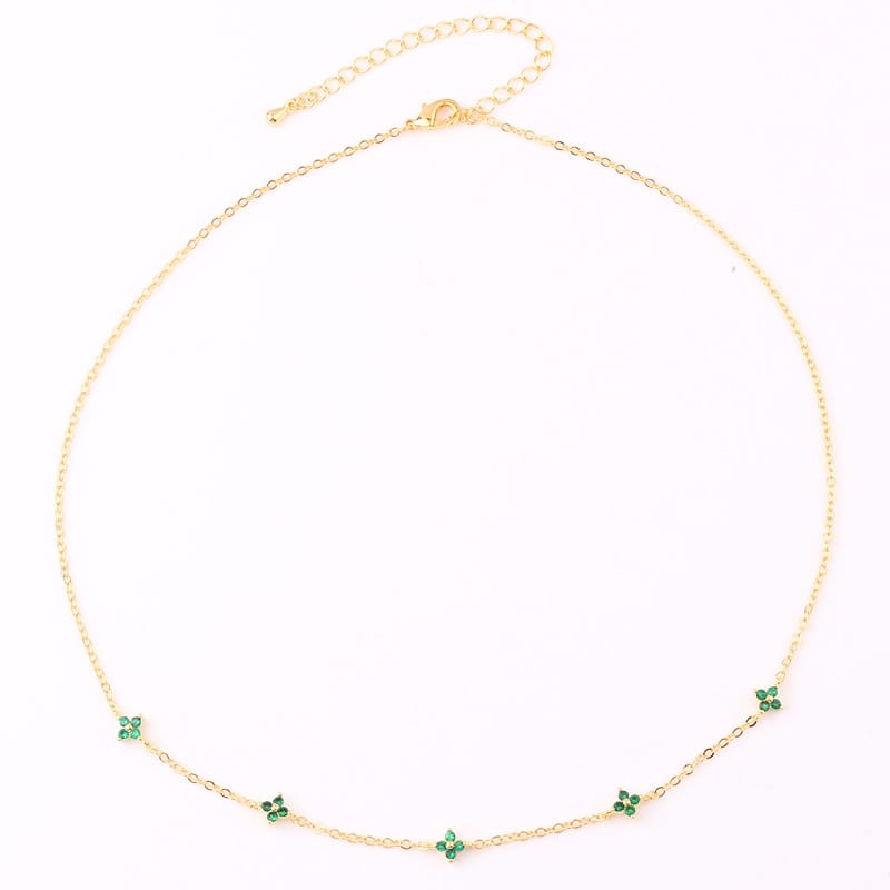 Collar con dije de chispa esmeralda – imagen 2