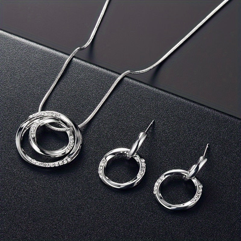 Conjunto de colgante Mobius elegante – imagen 2