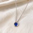 Collar con colgante de gema zafiro – imagen 2