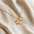 Collar con colgante de mariposa y letra inicial – imagen 48