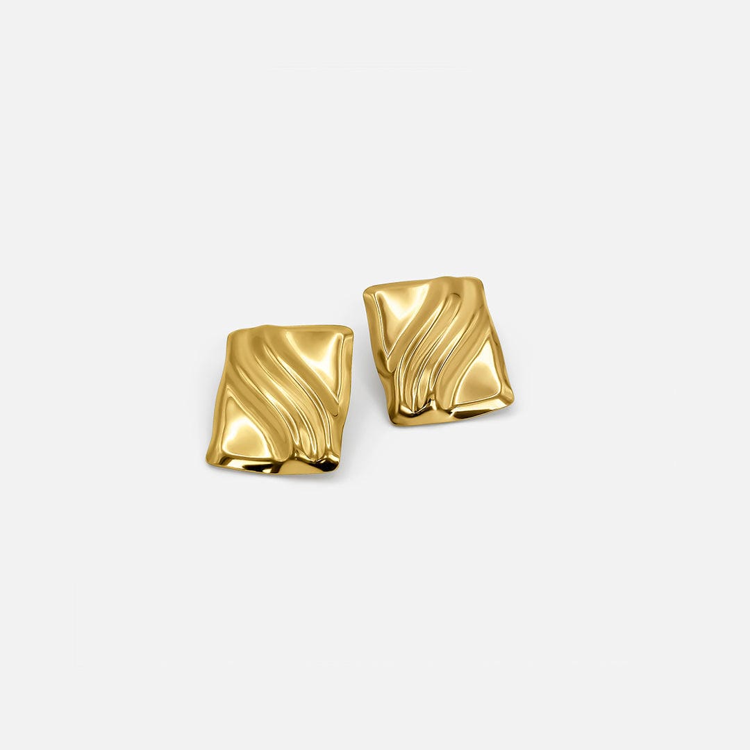 Pendientes de cubo dorados atemporales, de gran impacto – imagen 2