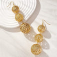 Pendientes bohemios elegantes de gota