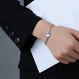 Pulsera de plata con piedra lunar a medida – imagen 3