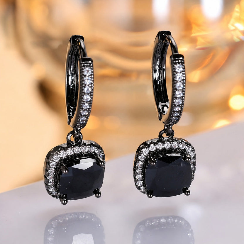 Pendientes llamativos Noir