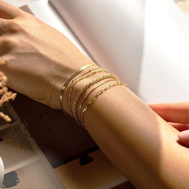 Colección premium de pulseras en capas – imagen 2