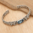 Pulsera bohemia hecha a mano con mariposa – imagen 2