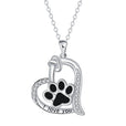 Collar con colgante de huella de corazón – imagen 3