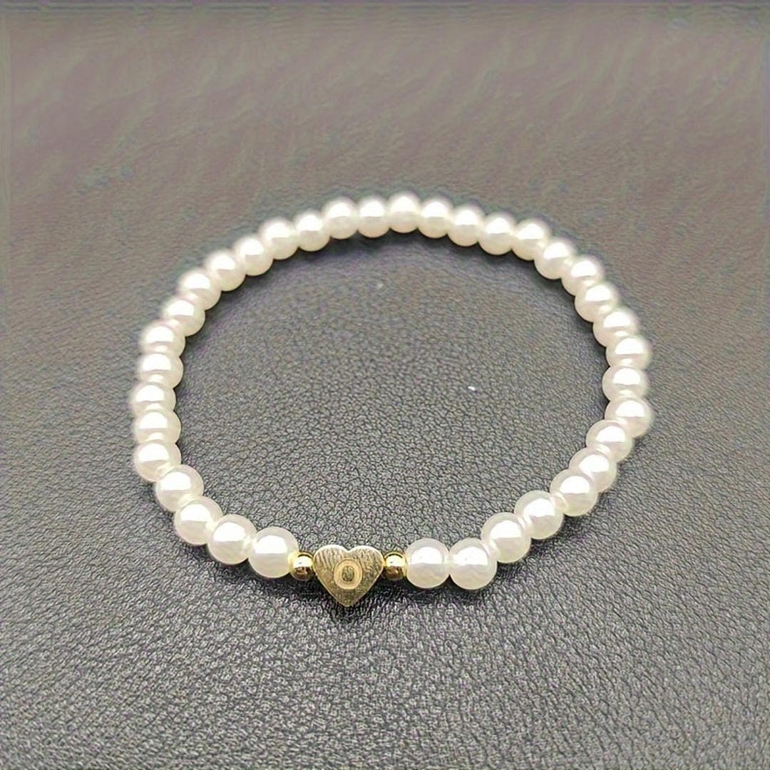 Pulsera de perlas con letras de la A a la Z – imagen 16