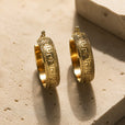 Pendientes de aro imperiales estilo griego – imagen 2