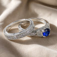 Set de anillos con acento trenzado – imagen 2