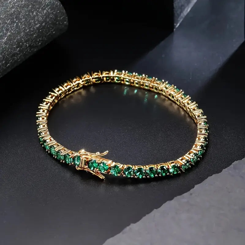 Pulsera de esmeralda Carmen, Lucía & Rocío – imagen 2