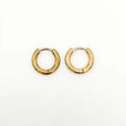 Pendientes aro huggie minimalistas – imagen 2