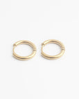 Pendientes aro huggie minimalistas