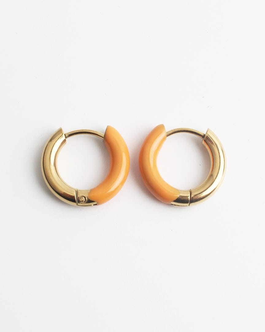 Pendientes de aro coloridos y alegres – imagen 4