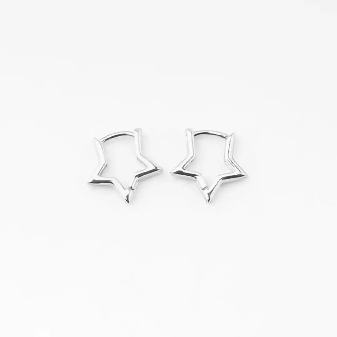 Pendientes juguetones con forma de estrella – imagen 2
