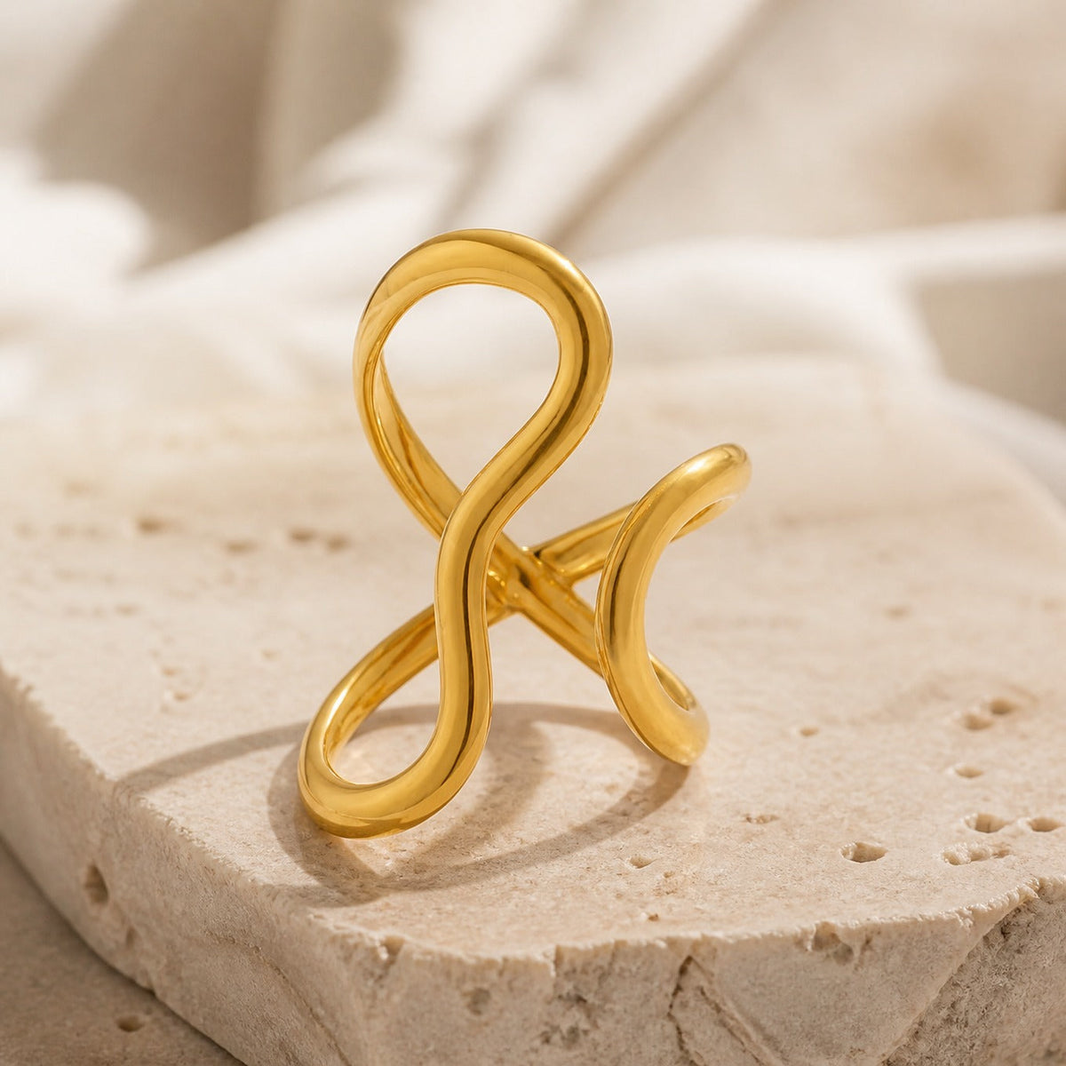 Anillo de oro llamativo Éclat – imagen 2