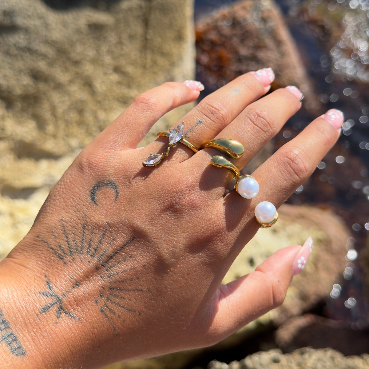 Anillo Pearla (ajustable) – imagen 3