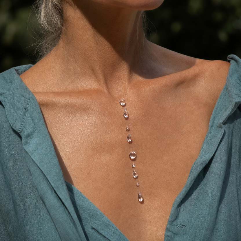 Collar gota de agua Larme