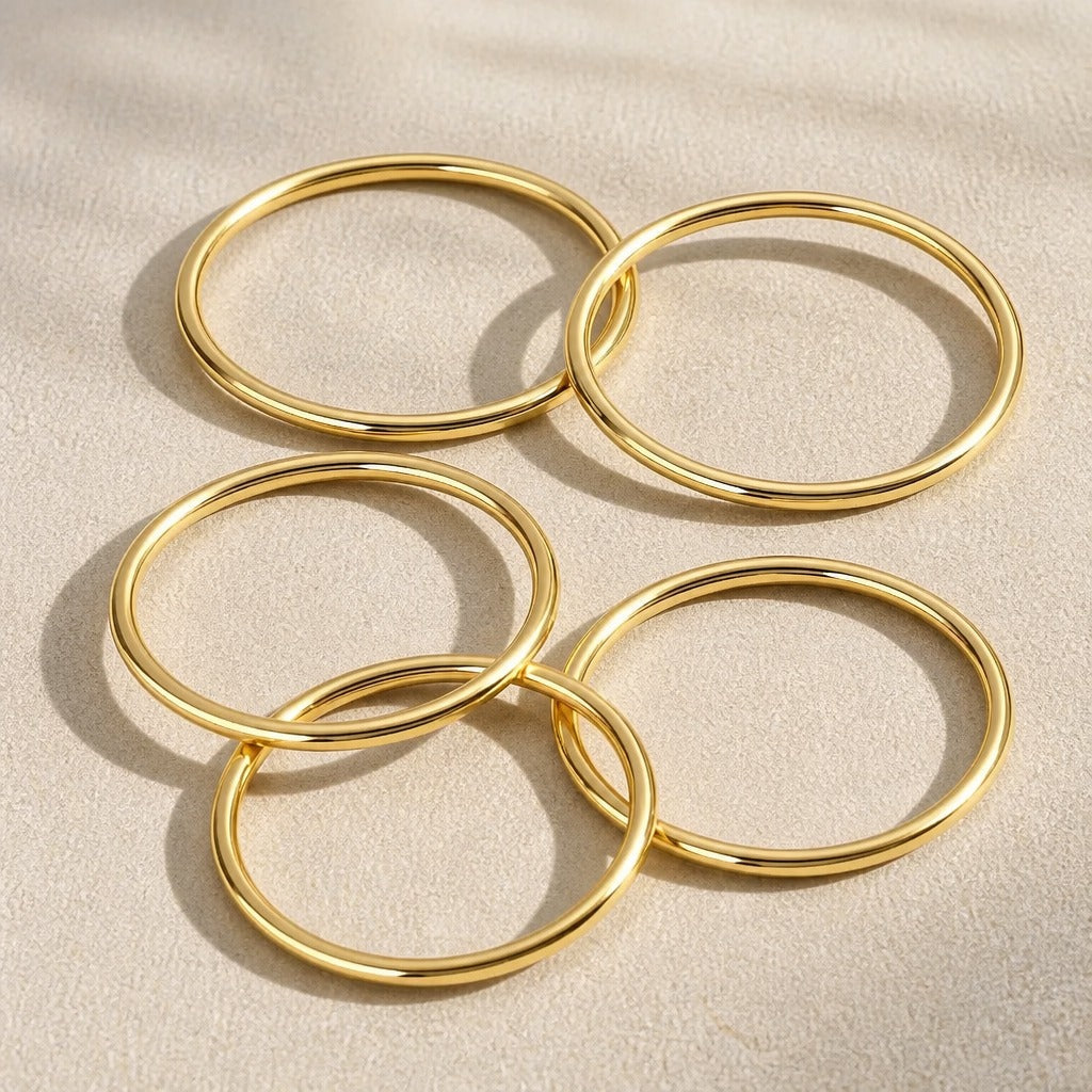 Set de brazaletes apilables esenciales – imagen 2