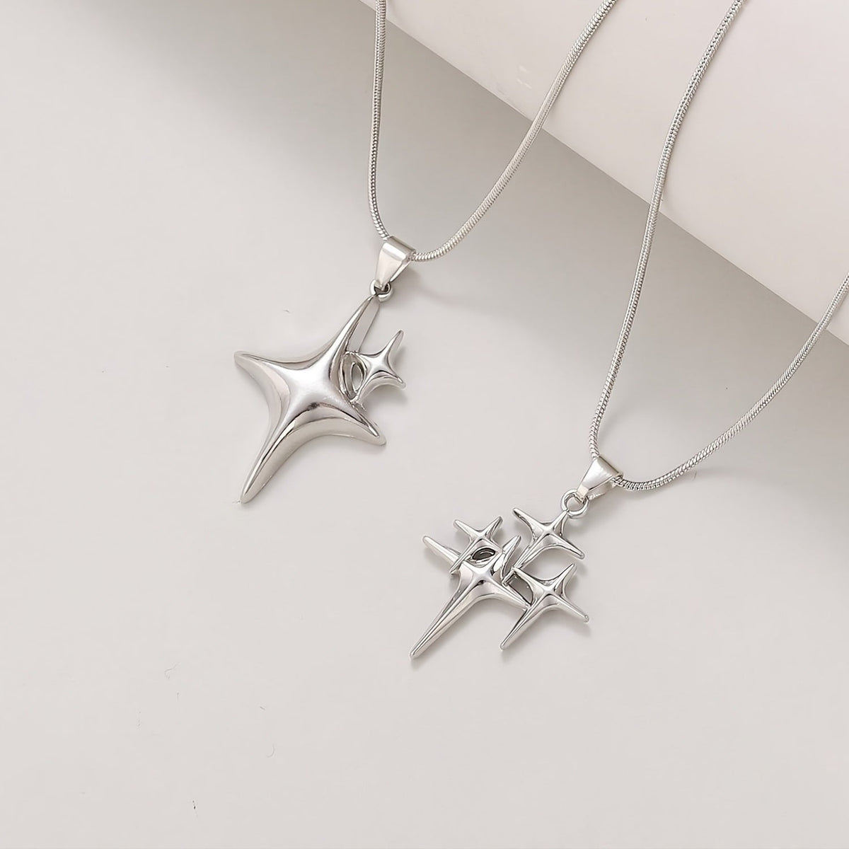 Collar Estrella Polar en oro blanco – imagen 3