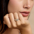 Anillo minimalista de circonita de lujo – imagen 2