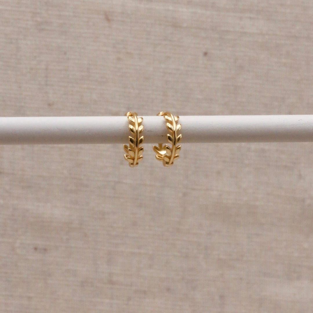 Aros dorados de laurel – imagen 2