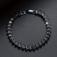 Pulsera gótica de ónice con declaración