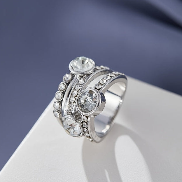 Anillo bohemio retro con circonita incrustada – imagen 2