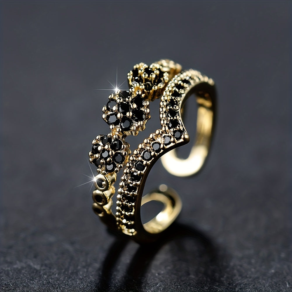 Anillo de doble capa de lujo – imagen 3