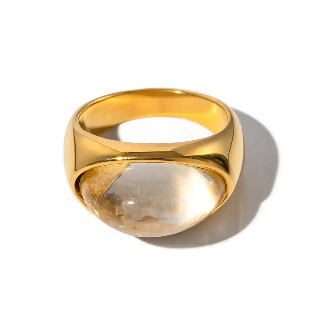 Anillo único de piedra natural – imagen 5