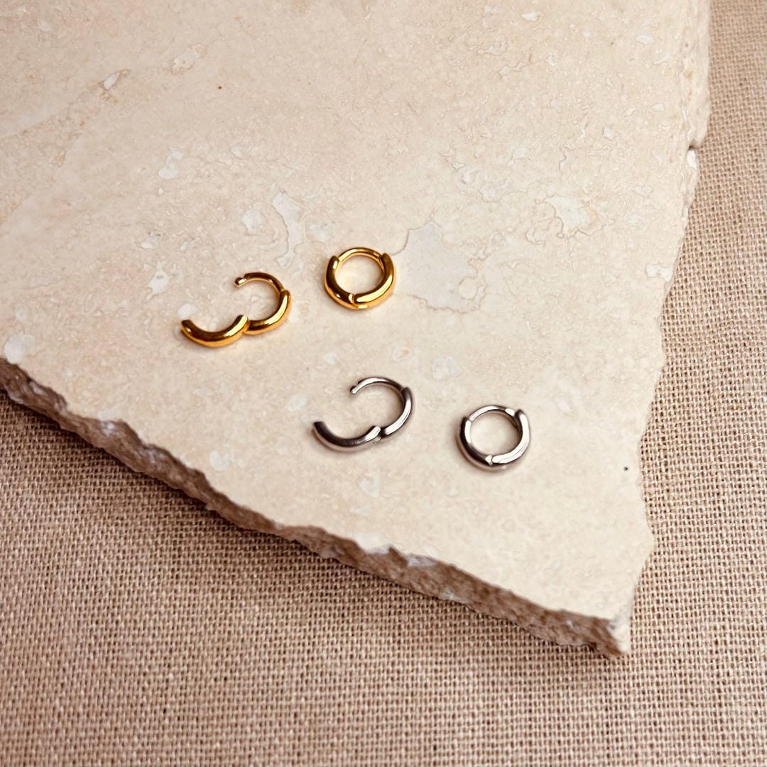 Pendientes de aro micro hélice – imagen 2