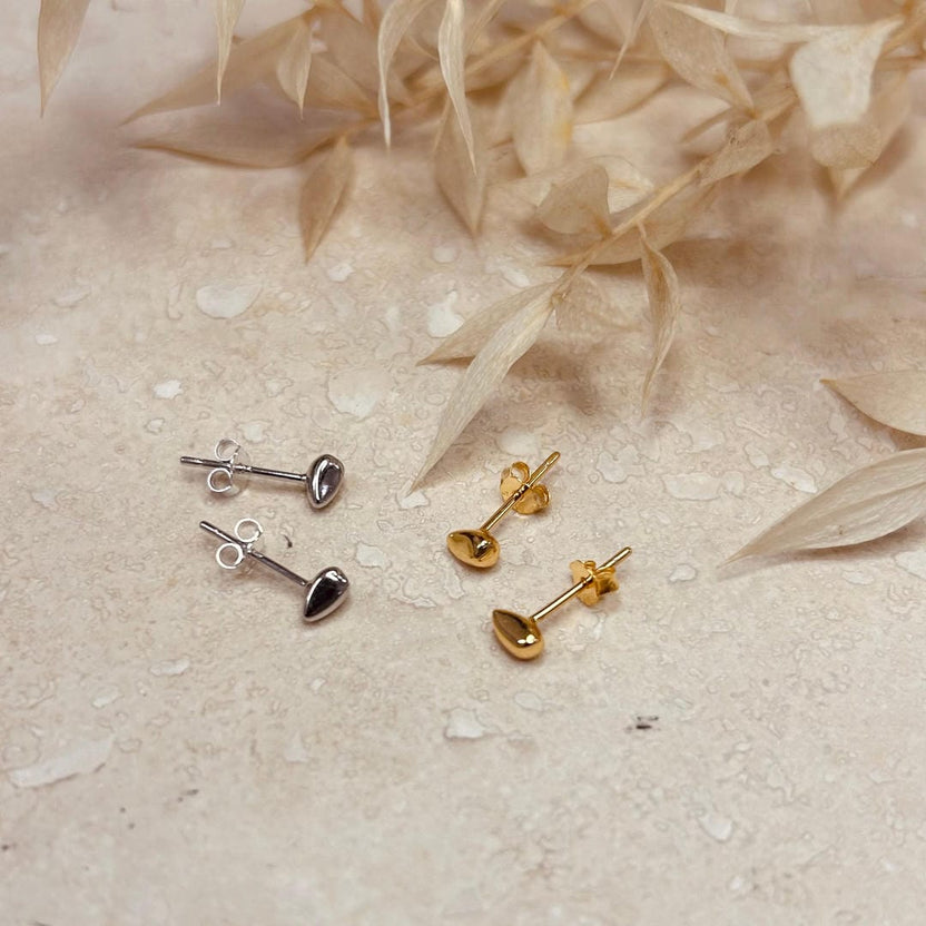 Pendientes minimalistas Pebble