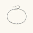 Pulsera elegante de doble capa con diseño de encaje – imagen 2